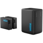 Cargador de baterías para GoPro HERO13 Black en color negro compacto y ligero Cargador de baterías para GoPro HERO13 Black en color negro compacto y ligero