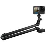 Schwarze Carbon-Extend-Pole mit 360° Drehung kompatibel mit GoPro HERO Modellen