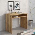 Escritorio New Aura con tablero extensible, superficie amplia, resistente y fácil limpieza