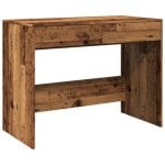 Escritorio Piña madera de ingeniería, 2 cajones, compacto, minimalista, resistente Escritorio Piña madera de ingeniería, 2 cajones, compacto, minimalista, resistente