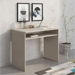 Escritorio New Aura con tablero extensible, estilo minimalista, fácil montaje y limpieza