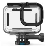 Funda de Cámara Compatible GoPro HERO12/11/10/9 Negra Transparente Resistente Agua 60m Funda de Cámara Compatible GoPro HERO12/11/10/9 Negra Transparente Resistente Agua 60m