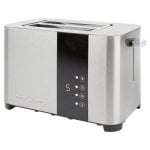 Grille-pain ProfiCook PC-TA 1250 en acier inoxydable, 2 tranches, 750 W, Touch Control