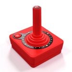 Atari CX40+ Joystick Sem Fios Edição Pac-Man Vermelho