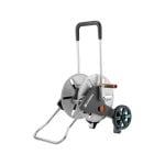Carro portamangueras Gardena AquaRoll M en métal, 60 m de capacité, ergonomique et robuste Carro portamangueras Gardena AquaRoll M en métal, 60 m de capacité, ergonomique et robuste