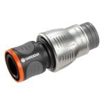 Connecteur de tuyau Gardena Premium 19mm Gris/Noir avec connexions en métal et plastique Connecteur de tuyau Gardena Premium 19mm Gris/Noir avec connexions en métal et plastique