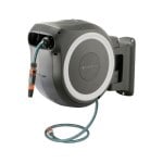 Avvolgitubo automatico da parete Gardena RollUp XL 35m Nero Grigio 180° rotazione