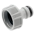 Conector de Grifo Gardena 26.5 mm Gris, Conexión Estanca y Duradera Conector de Grifo Gardena 26.5 mm Gris, Conexión Estanca y Duradera