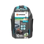 GARDENA Liano Xtreme Textilschlauch 10m 13mm PVC Anschluss Set Schwarz 35 bar