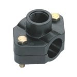 Connessione sicura per irrigazione con attacco tubo 32 mm e vite metallica 20/27 mm