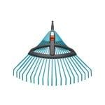 Verstellbarer Gartengreifer 35-52 cm in Schwarz und Grün mit 20 Zähnen