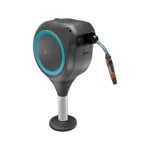 Automatischer Gardena Terrace RollUp S Schlauchaufroller 15m mit 360° Drehung und UV-Schutz