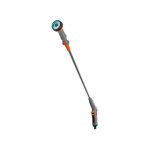 Gardena Comfort Spritzlanze mit verstellbarem Durchfluss, ergonomisch, frostgeschützt, Kunststoff Grau/Orange
