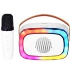 Altavoces Trevi Karaoke Mini Party inalámbricos y alámbricos 10W LED micrófono incluido Altavoces Trevi Karaoke Mini Party inalámbricos y alámbricos 10W LED micrófono incluido