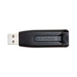 64GB USB 3.0 SuperSpeed retráctil sin tapa Negro Gris Store 'n' Go V3 64GB USB 3.0 SuperSpeed retráctil sin tapa Negro Gris Store 'n' Go V3