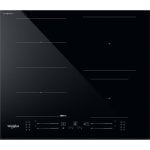 Placa inducción Whirlpool WFS5060CPBF 7200W 59cm, 4 zonas FlexiCook Touch Control Negro