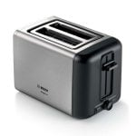 Bosch TAT3P420 Toaster 2 Scheiben Edelstahl 970 W mit Auftau- und Warmhaltefunktion