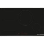 Placa Inducción Bosch Serie 6 PVS831HC1E 80 cm, 4 Zonas, Control Táctil, Home Connect, Negro