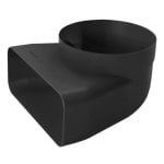 Adaptador de Escape Bosch HEZ9VDSI1, Recirculation Module, 222mm x 209mm x 123mm, Negro