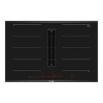 Plaque à Induction Bosch PXX875D67E 7400W Noir, Intégré 80cm, 4 Zones