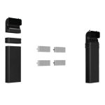 Kit de montaje para campana extractora Bosch HEZ9VDKE1 plástico negro