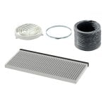 Bosch DWZ1IT1I4 4-teiliges Luftreinigungs-Kit für Dunstabzugshauben Grau Weiß