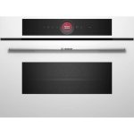 Horno Compacto Bosch CMG7241B1 45L 60cm Hidrolítico con Microondas WiFi Blanco