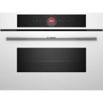 Forno elétrico Bosch CMG7241W1 Série 8 45L Branco com funções digitais e micro-ondas