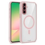 Coole Hülle für Samsung A566 Galaxy A56 5G, magnetisch, Rand rosa