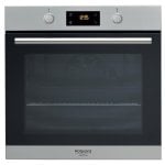 Horno elétrico Hotpoint FA-2841-JHIX/HA 71 L Inox com convecção forçada e autolimpeza Horno elétrico Hotpoint FA-2841-JHIX/HA 71 L Inox com convecção forçada e autolimpeza
