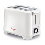 Tostador Moulinex LT140111 800W Acier Inoxydable, 2 Tranches, Blanc Tostador Moulinex LT140111 800W Acier Inoxydable, 2 Tranches, Blanc