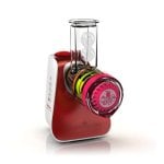 Moulinex DJ7645 200W Picadora 4 em 1 Vermelho e Branco Aço Inoxidável Moulinex DJ7645 200W Picadora 4 em 1 Vermelho e Branco Aço Inoxidável