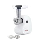 Picadora Carne Moulinex ME208139 1400W Compacta e Potente Branco Picadora Carne Moulinex ME208139 1400W Compacta e Potente Branco