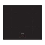 Placa de inducción Siemens iQ100 EU611BEB5E 4 zonas 60cm touch control negro Placa de inducción Siemens iQ100 EU611BEB5E 4 zonas 60cm touch control negro
