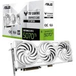 Tarjeta Gráfica ASUS TUF Gaming GeForce RTX 5070 Ti 16GB GDDR7 BTF White OC Edition Reflex 2 RTX AI DLSS4