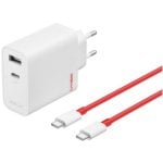 Cargador GaN 80W doble puerto USB-C+USB-A carga rápida, compatible PD/SUPERVOOC/QC, compacto y seguro