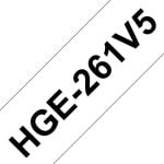 Cinta laminada Brother HGE261V5 3,6 cm x 8 m - 5 pièces - Résistante aux conditions extrêmes Cinta laminada Brother HGE261V5 3,6 cm x 8 m - 5 pièces - Résistante aux conditions extrêmes