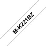 Brother M-K221B Noir sur blanc, 9 mm, Longueur: 8 m, Compatible avec Brother Brother M-K221B Noir sur blanc, 9 mm, Longueur: 8 m, Compatible avec Brother