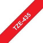 Brother TZE-435, Blanc sur rouge, TZe, 1,2 cm, 8 m, Philippines Brother TZE-435, Blanc sur rouge, TZe, 1,2 cm, 8 m, Philippines