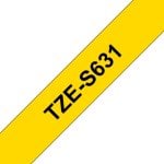 Cinta Brother TZe-S631 TZ 1,2 cm x 8 m Resistente para Superficies Rugosas