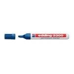 Edding 3300 Azul, trazos de 5 mm, cuerpo plástico, paquete de 10 unidades