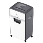 HP OneShred 24CC Aktenvernichter 24 Blatt 4 mm Partikelschnitt 30 L Behälter Weiß Schwarz