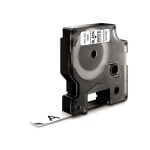 DYMO D1 Etiquettes Durables - Noir sur Blanc - 1,2 cm x 5,5 m