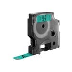 Cinta Etiqueta DYMO D1 Poliéster Negro sobre Verde 12mm x 7m Resistente UV y Agua Cinta Etiqueta DYMO D1 Poliéster Negro sobre Verde 12mm x 7m Resistente UV y Agua