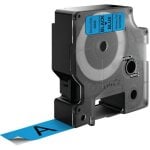 Cinta Etiquetas Dymo D1 19mm x 7m Poliéster Negro sobre Azul Resistente Agua UV Cinta Etiquetas Dymo D1 19mm x 7m Poliéster Negro sobre Azul Resistente Agua UV