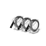 Cinta de Estampación 3D DYMO 9mm x 3m Adhesiva, Blister, Pack 3 Unidades, Negro Cinta de Estampación 3D DYMO 9mm x 3m Adhesiva, Blister, Pack 3 Unidades, Negro