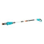 Motosierra telescópica Gardena TCS 20/18V P4A, batería 18V, 3.1kg, hoja 20 cm, ramas 5cm