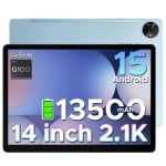 Tablet DOOGEE Tab E3 Max 8GB 256GB 14" IPS Helio G99 13500mAh 4G LTE Dual SIM Azul Tablet DOOGEE Tab E3 Max 8GB 256GB 14" IPS Helio G99 13500mAh 4G LTE Dual SIM Azul