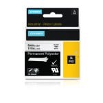 Cinta Etiquetadora Poliéster 6mm Negro sobre Blanco Resistente Agua y Químicos DYMO Rhino Cinta Etiquetadora Poliéster 6mm Negro sobre Blanco Resistente Agua y Químicos DYMO Rhino