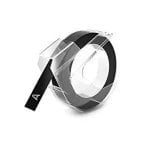 Cinta continua blanco sobre negro acrílico extraíble 1 pieza DYMO 520109 Cinta continua blanco sobre negro acrílico extraíble 1 pieza DYMO 520109